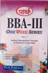 Indian Management Thought & Business Leadership Paper-2 Indian Management Thought & Business Leadership Paper-2
